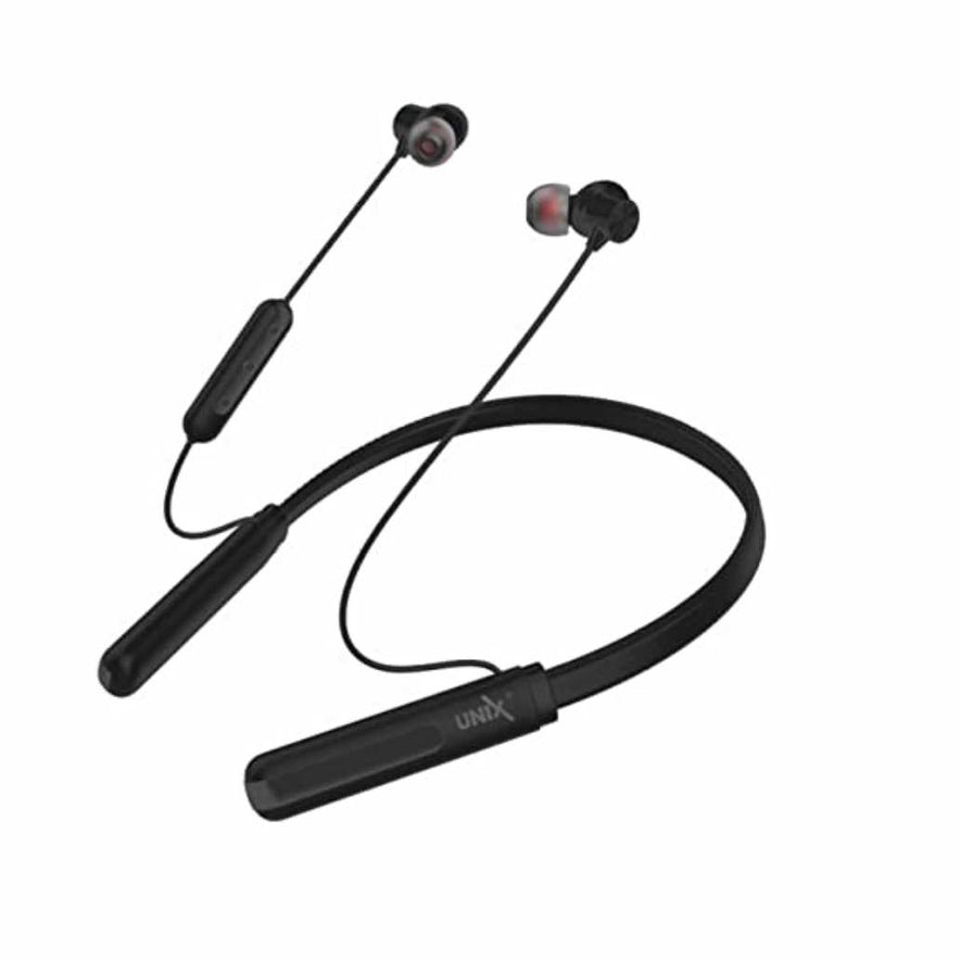 UNIX UX-MX2 Bluetooth Neckband / Charger Type - Micro USB (Upto 18 Hrs PlayTime)