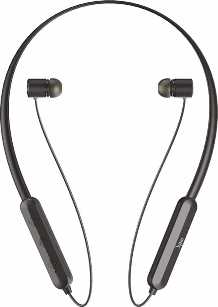 UNIX UX-MX4 Bluetooth Neckband / Charger Type- C (Upto 18 Hrs PlayTime)
