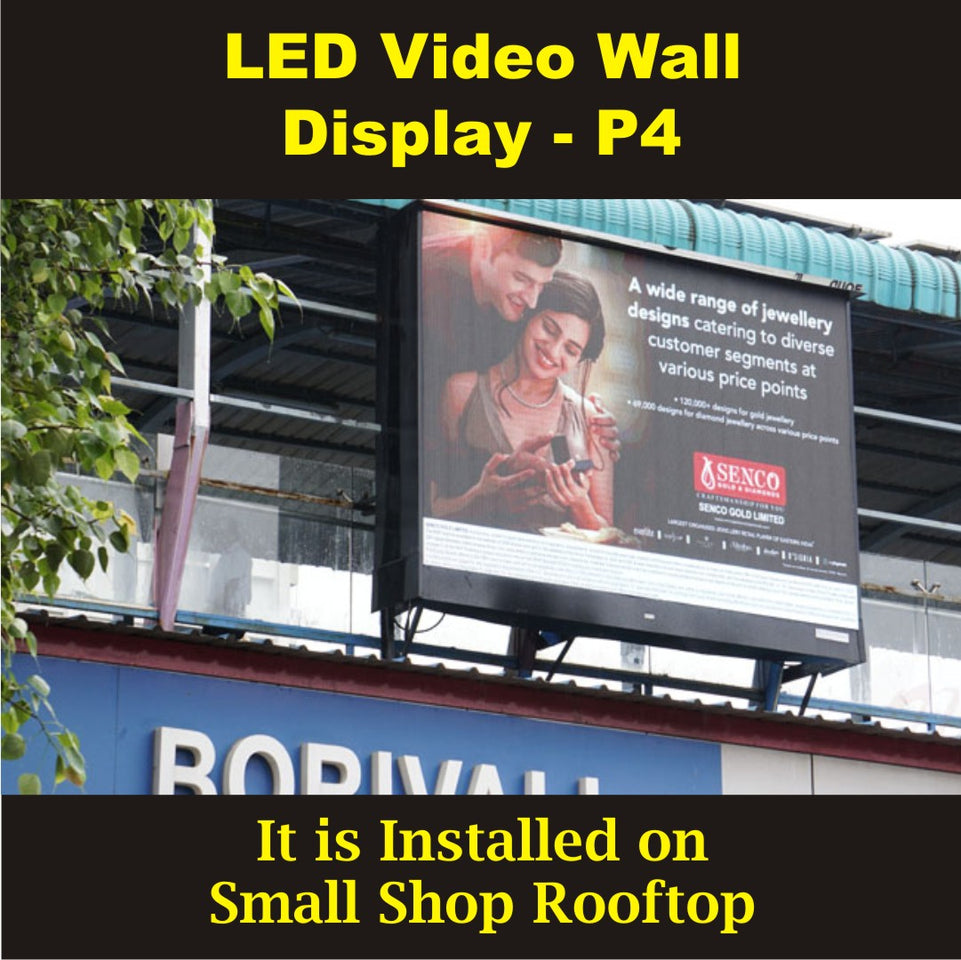 Phenix 75 Inch Outdoor Led Display P4 Advertising Video Display with warranty