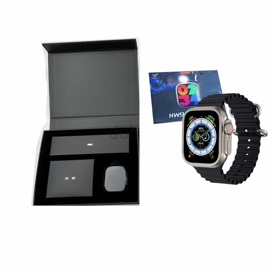 Hw8 Ultra Max Smart Watch Amoled Resolution , Unisex Smart Watch With 2 Strap