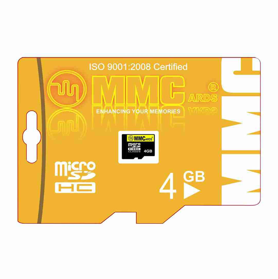 MMC 4 GB Memory Card Life Time Warranty (4GB)