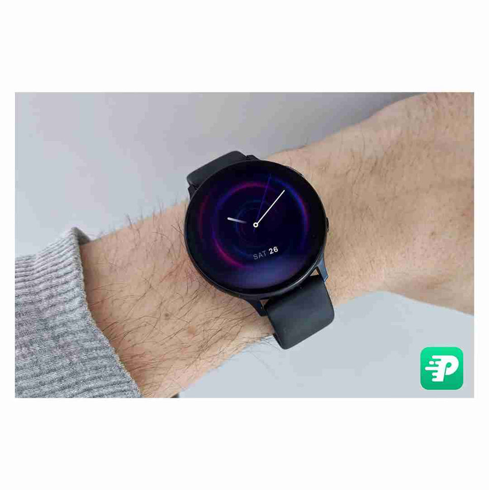 Active 2 Fit Pro Light Weight Alloy Black Body with Call,1.33" TFT IPS Screen Smartwatch