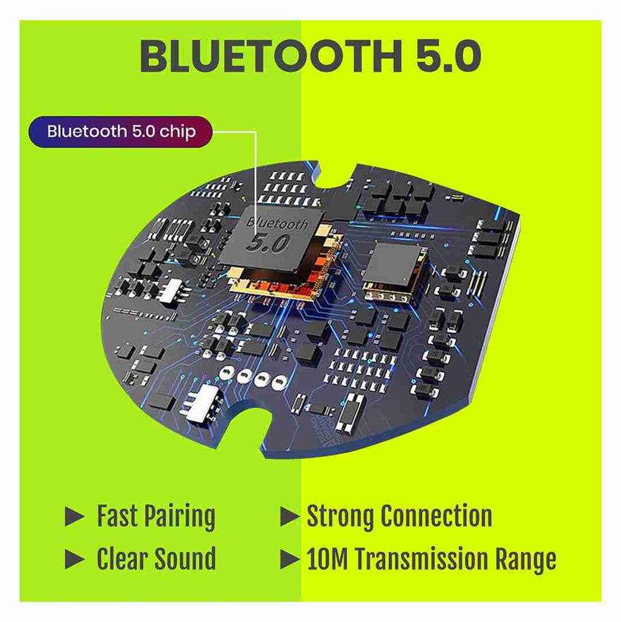 3D Gold BT- 130 Bluetooth 5.0 Wireless Neckband