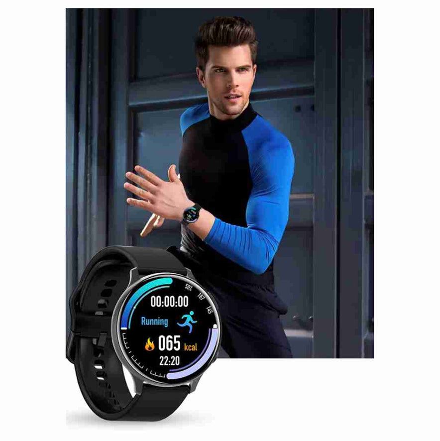 Active 2 Fit Pro Light Weight Alloy Black Body with Call,1.33" TFT IPS Screen Smartwatch