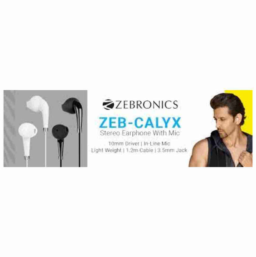 Zebronics Zeb-Calyx Wired in Ear Earphones with Mic