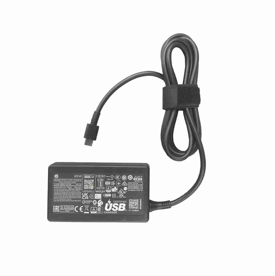 HP Original 65W USB Type C Pin Laptop Adapter for T740 Thin Client, T540 Thin Client, ZBook Firefly,
