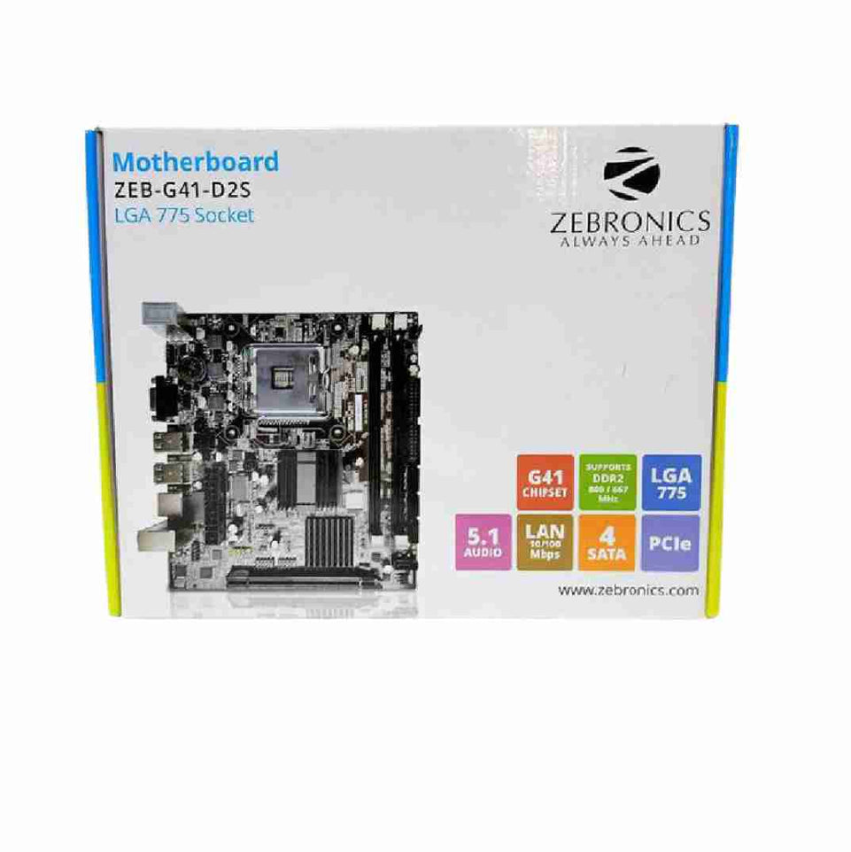 ZEBRONICS Zeb G41 DDR2 Micro ATX Motherboard