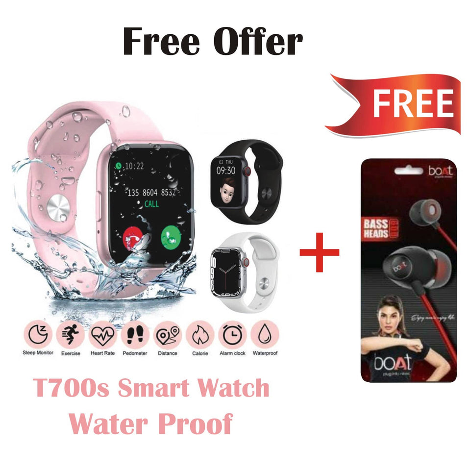 T700s Smartwatch with Offer Boat Hearphone Free