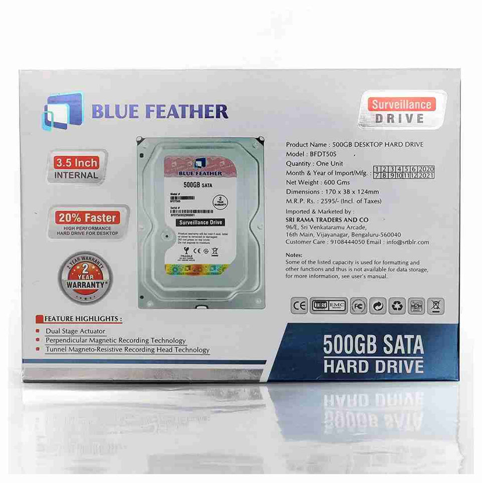 Blue Feather 500GB BFDT50S Hard Drive