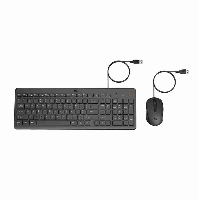 HP 150 Wired Keyboard and Mouse Combo