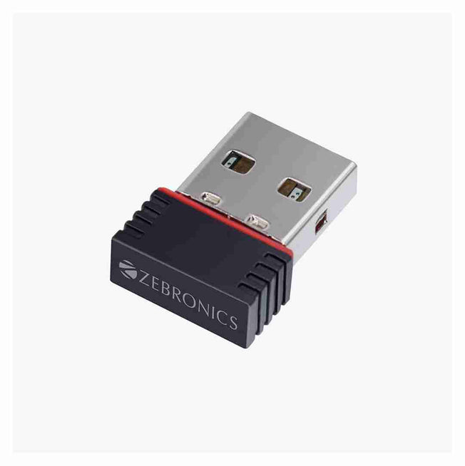 Zebronics ZEB-USB150WF WiFi USB Mini Adapter with Driver CD