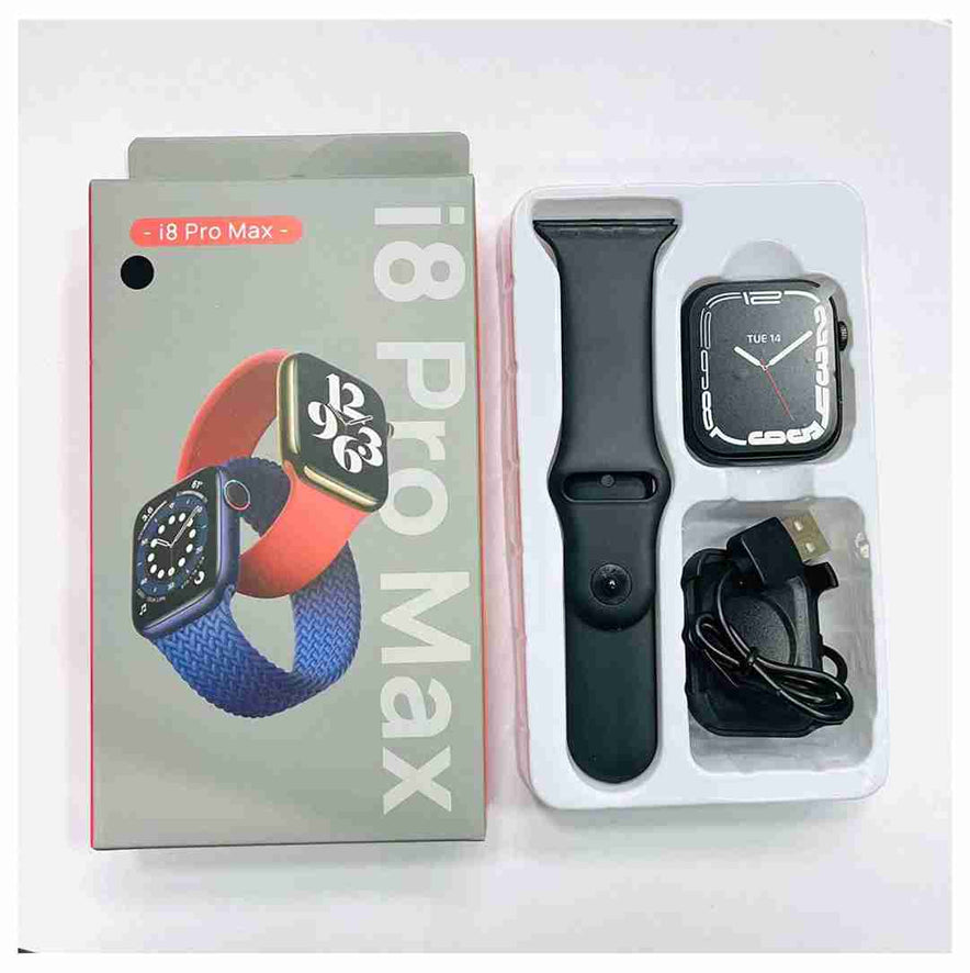 i8 pro max Smartwatch with M19 Earbuds combo Smartwatch (Strap, Free Size)