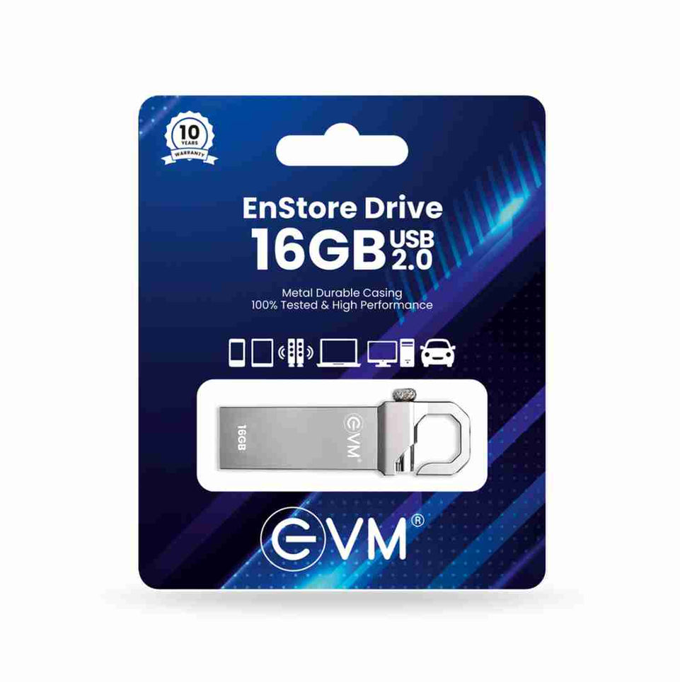 EVM 16GB ENVAULT DRIVE USB 2.0 (PENDRIVE)