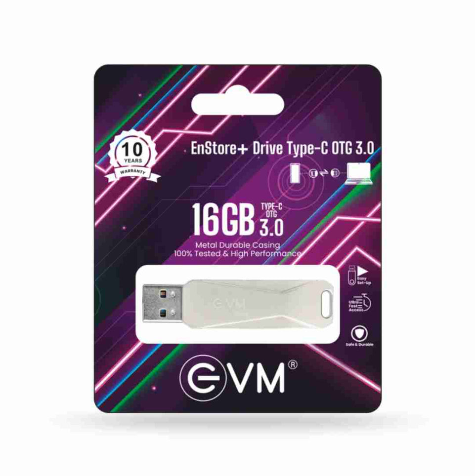 evm 16GB drive type - C otg 3.0 (pending)